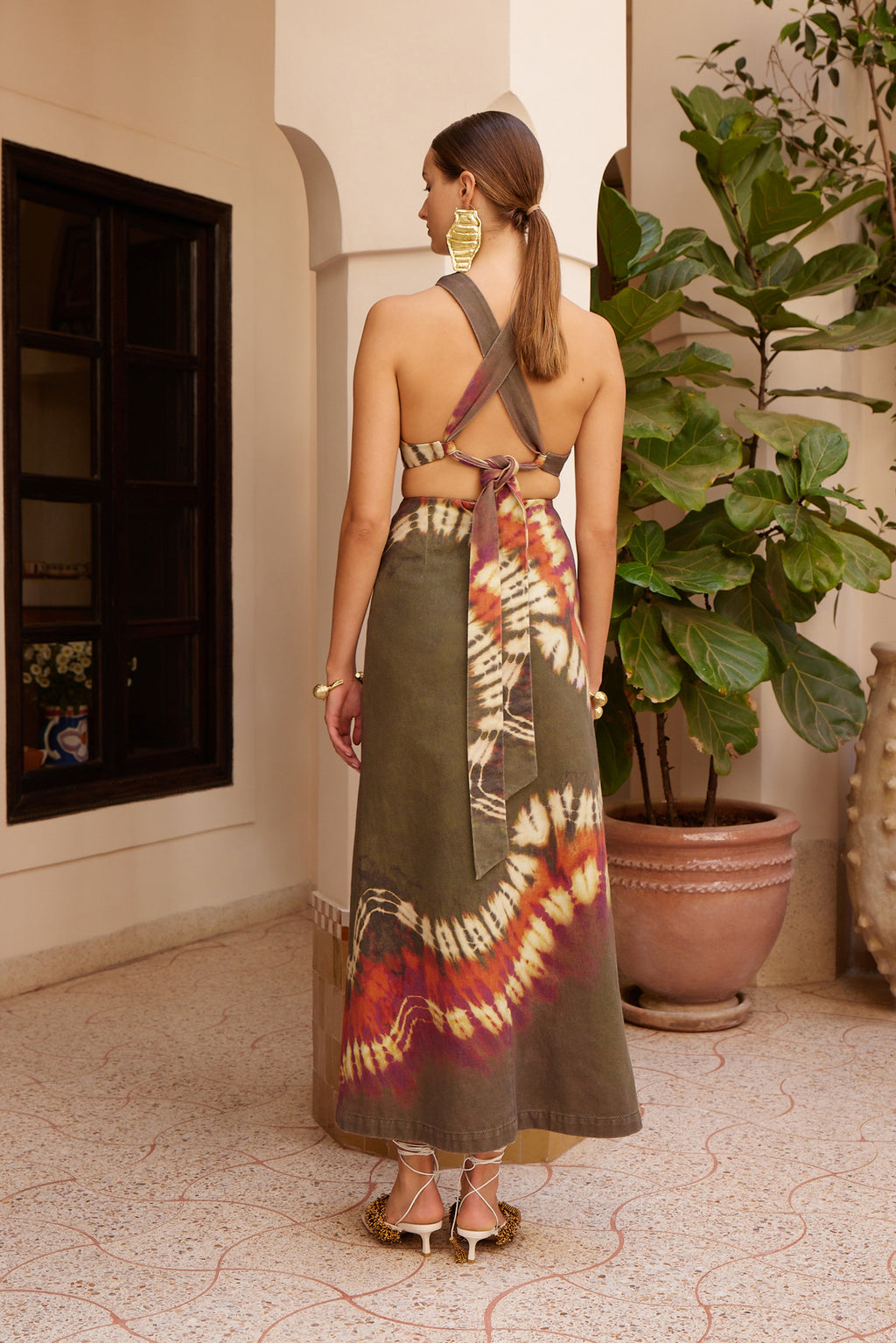 Marilyn Denim Midi Dress