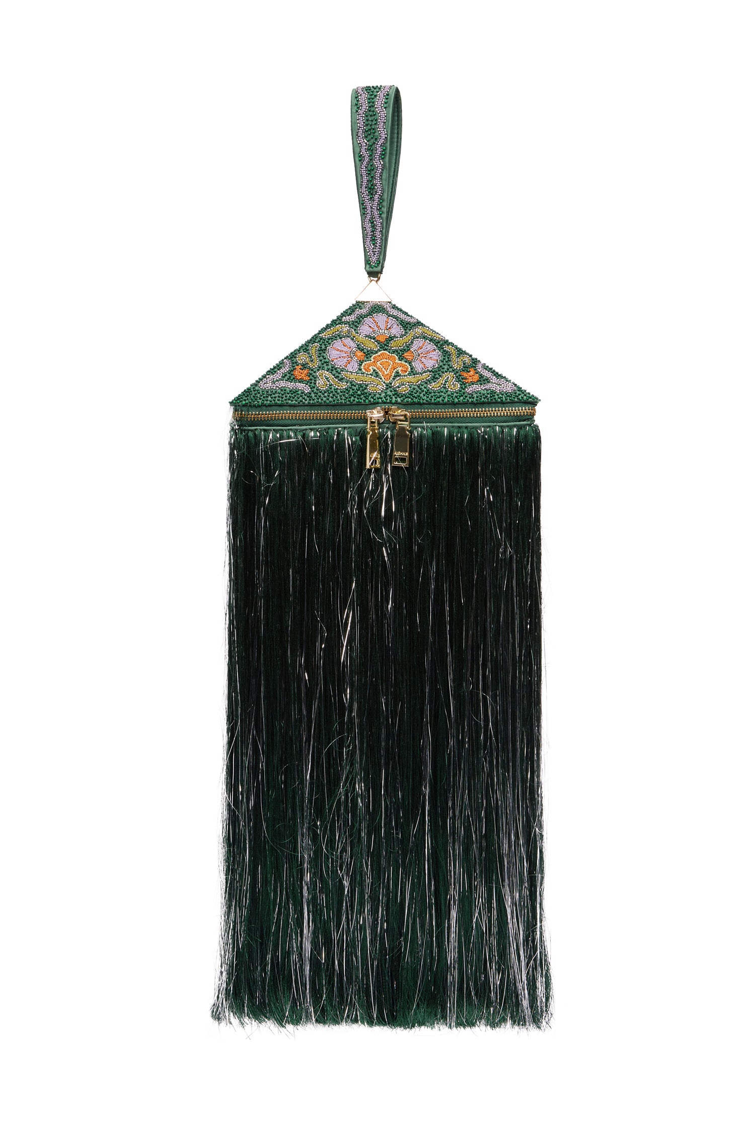 Ramira Embellished Pyramid Bag