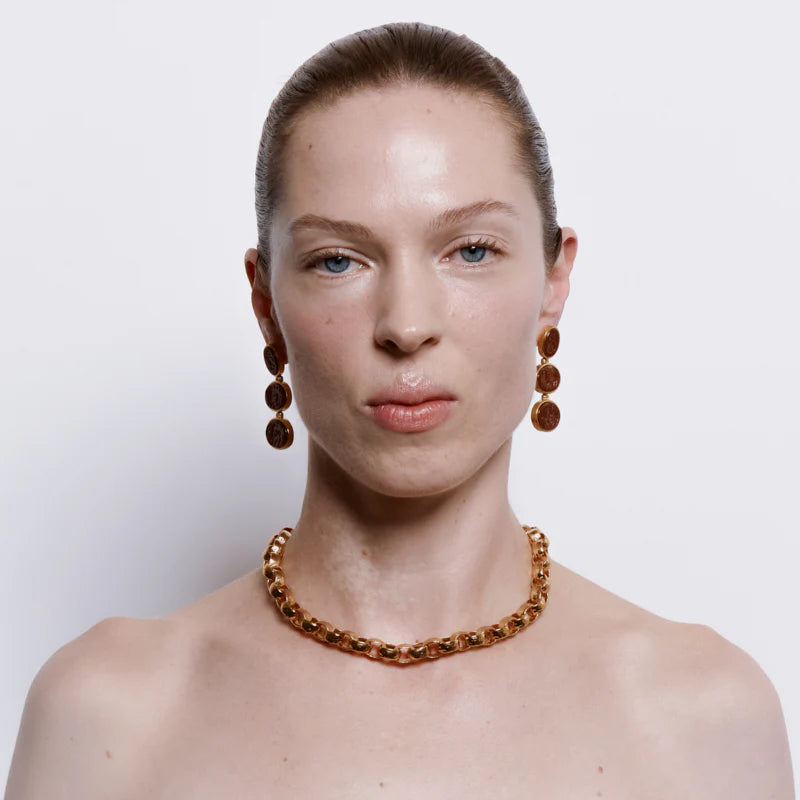 CORNELIA EARRINGS - 18K GOLD PLATED