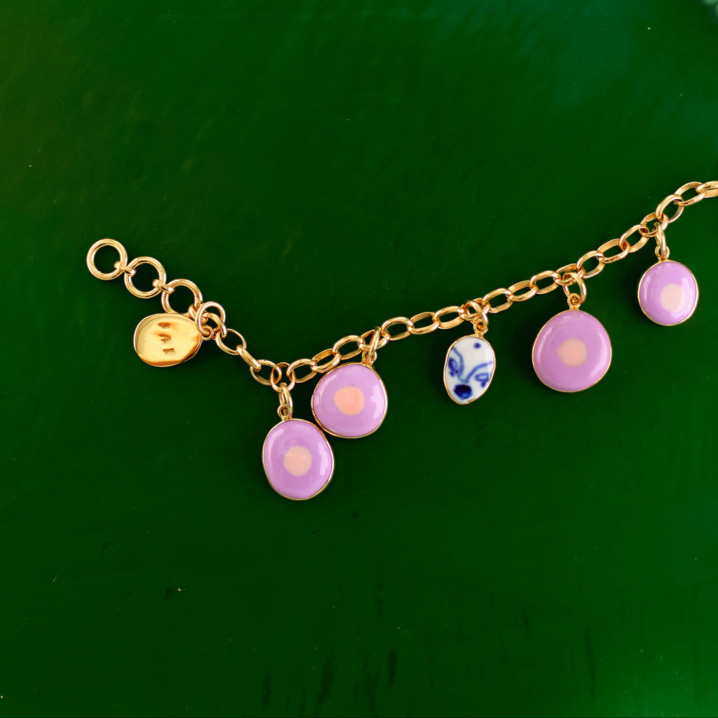 Charm Bracelet - Lilac #2