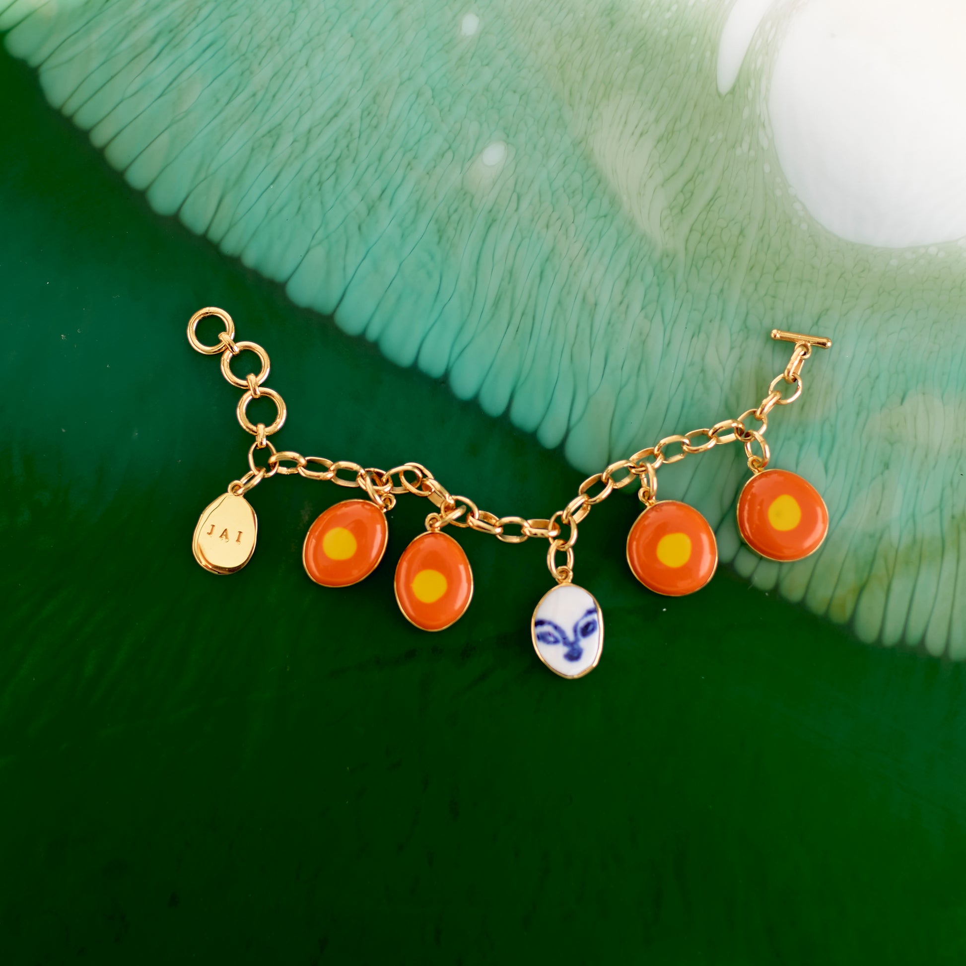 Charm Bracelet - Orange #1