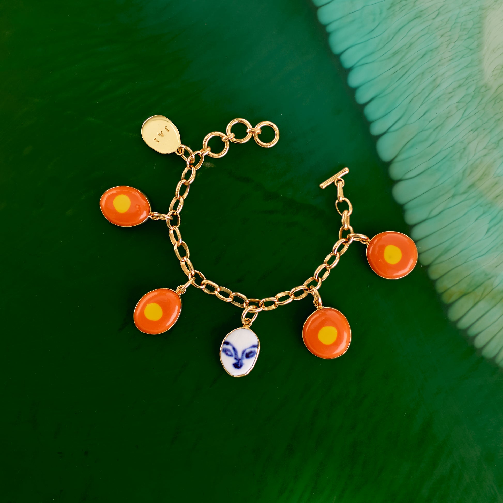 Charm Bracelet - Orange #1