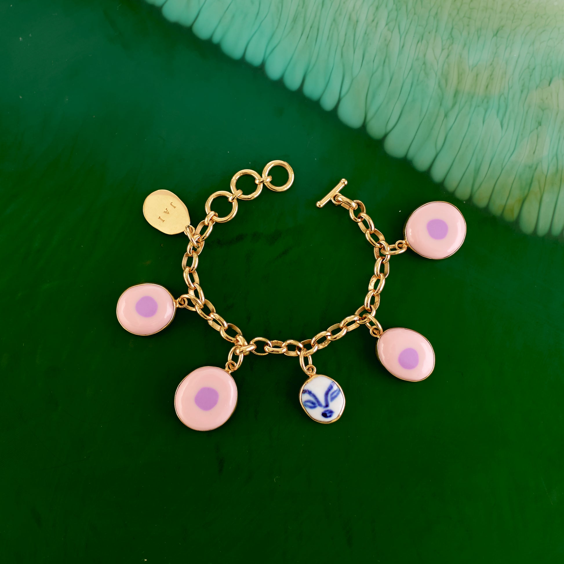 Charm Bracelet - Pink #1