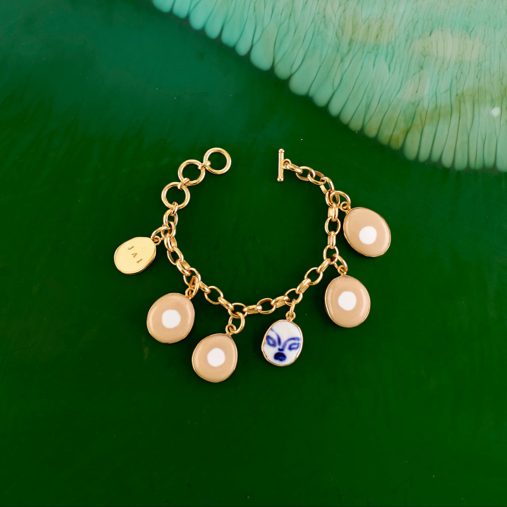 Charm Bracelet - Tan #1