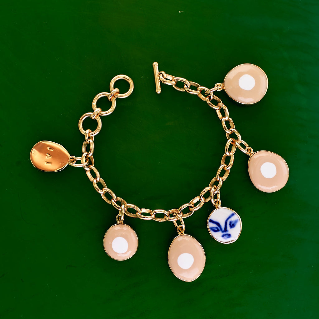 Charm Bracelet - Tan #2