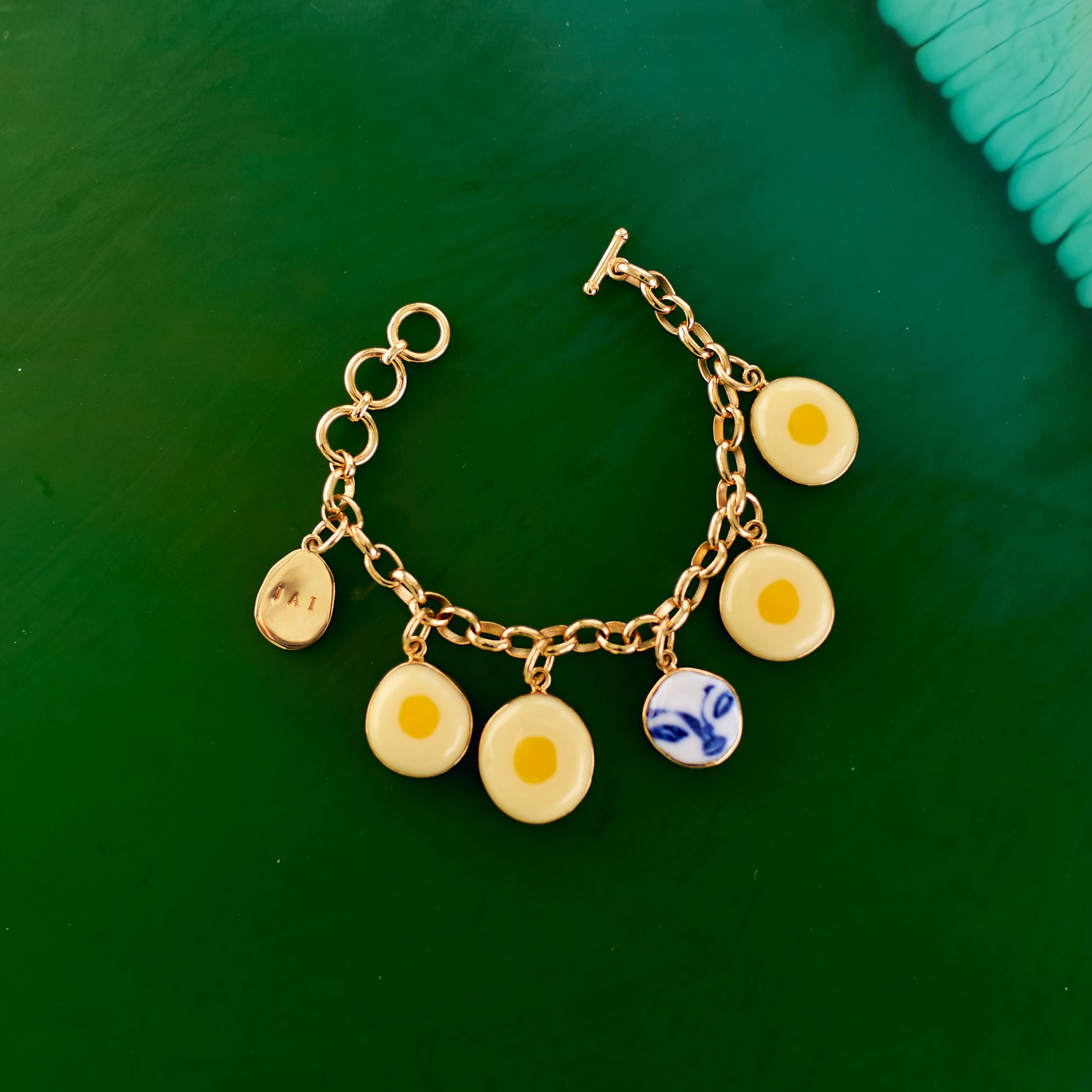 Charm Bracelet - Yellow #1