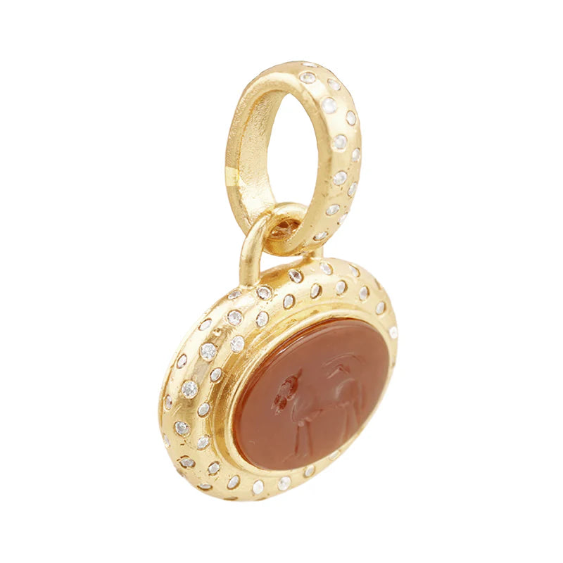 GAIUS PENDANT - 18K GOLD PLATED