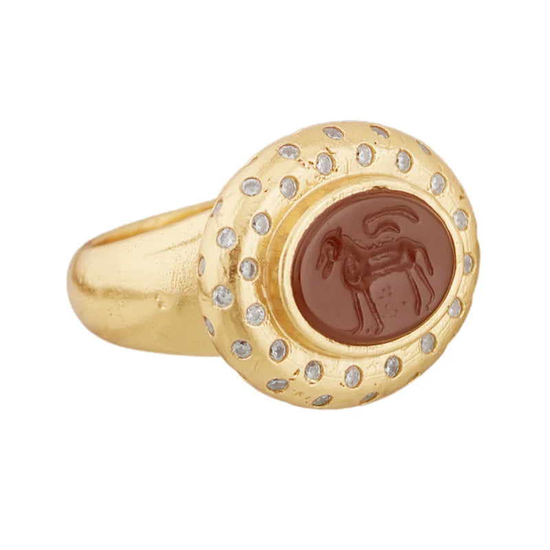 GAIUS RING - 18K GOLD PLATED