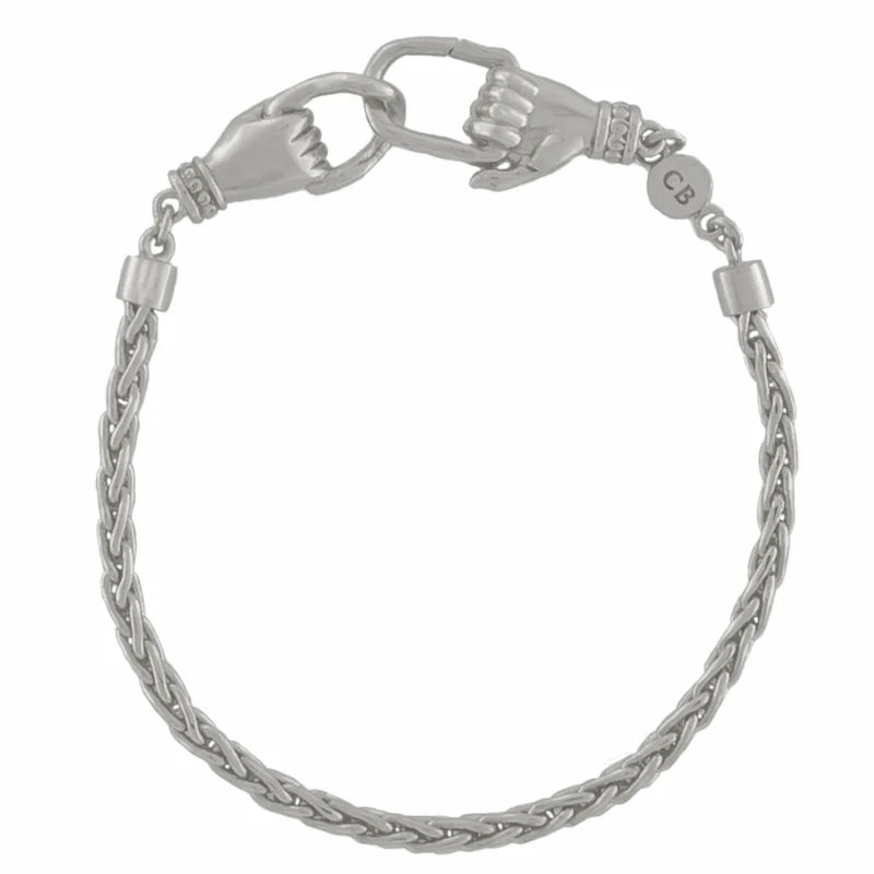 HANDMADE SNAKE BRACELET - STERLING SILVER