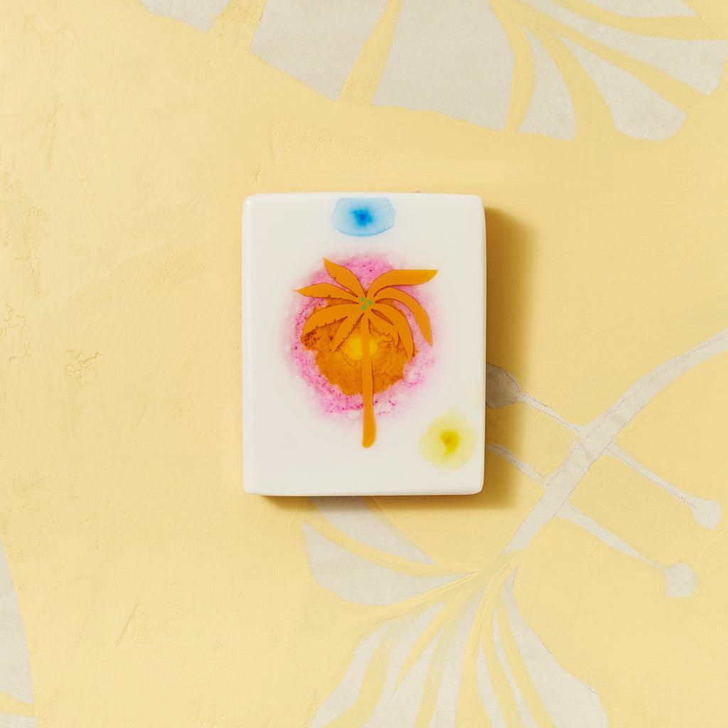 Bohemian Palm Resin Tile #1