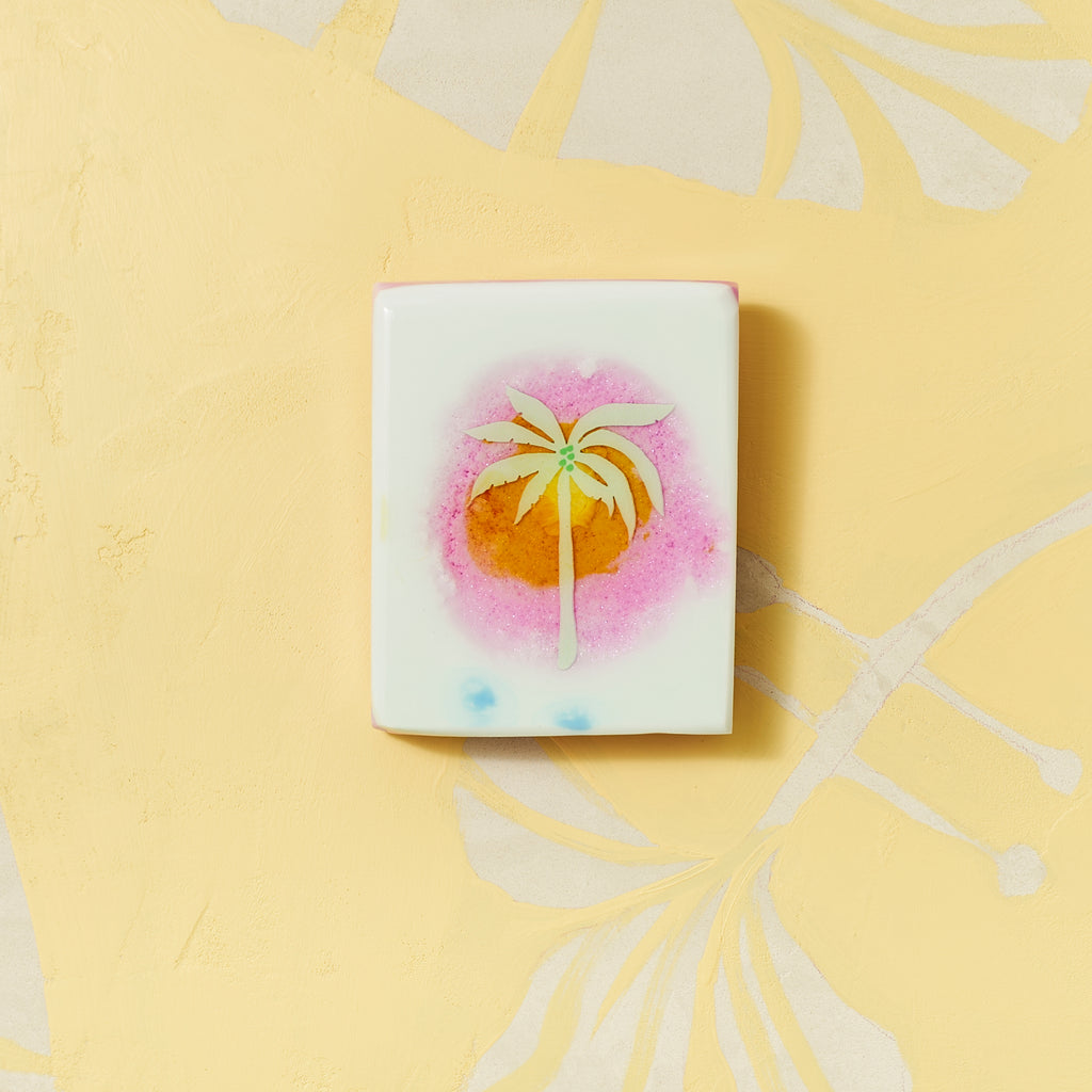 Bohemian Palm Resin Tile #5