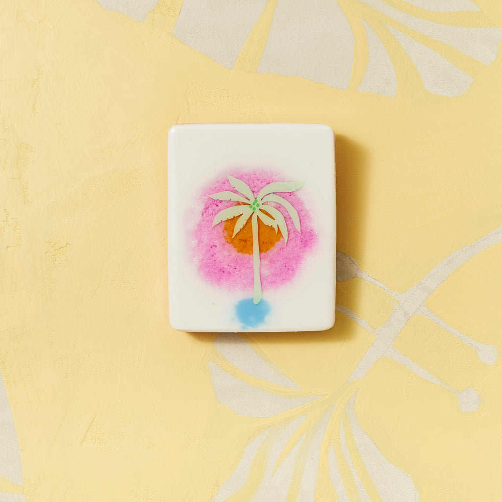 Bohemian Palm Resin Tile #7