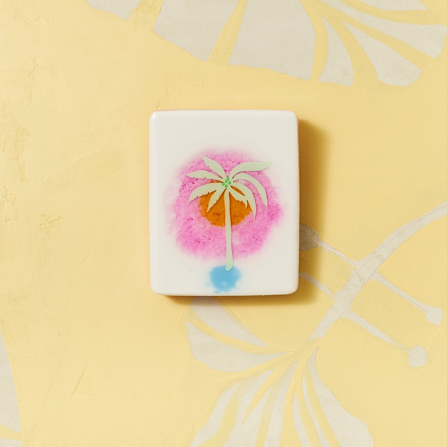 Bohemian Palm Resin Tile #7