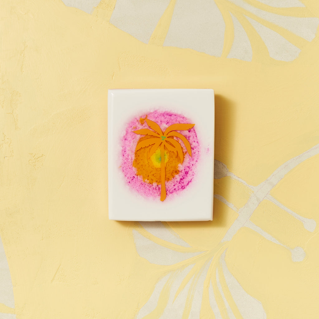 Bohemian Palm Resin Tile #9