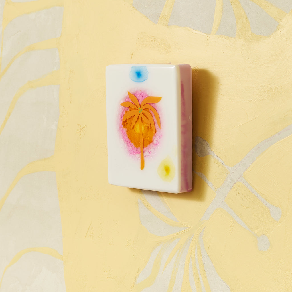 Bohemian Palm Resin Tile #1