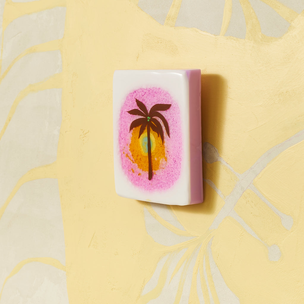 Bohemian Palm Resin Tile #6