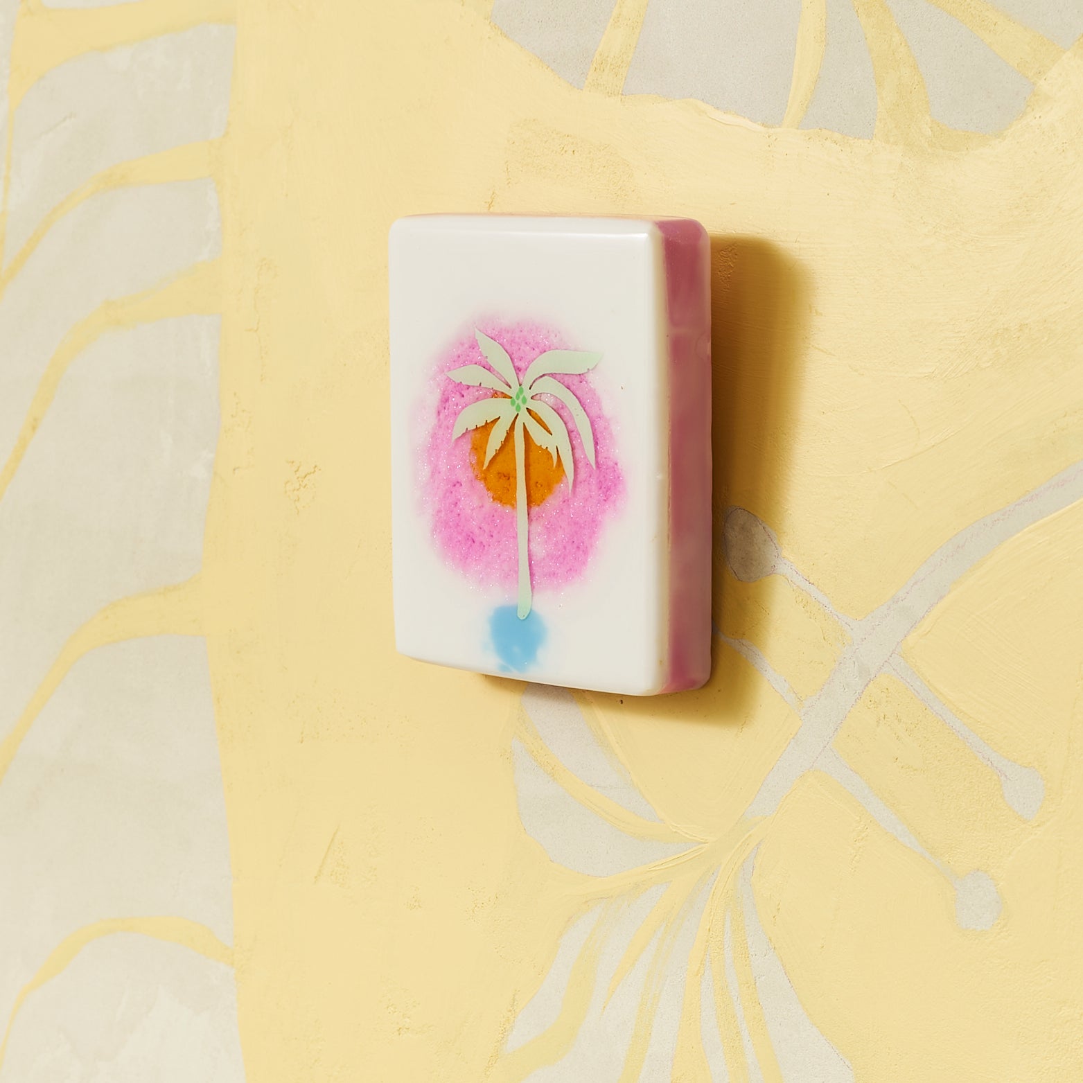 Bohemian Palm Resin Tile #7