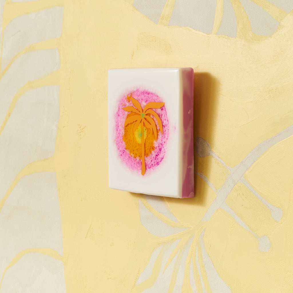Bohemian Palm Resin Tile #9