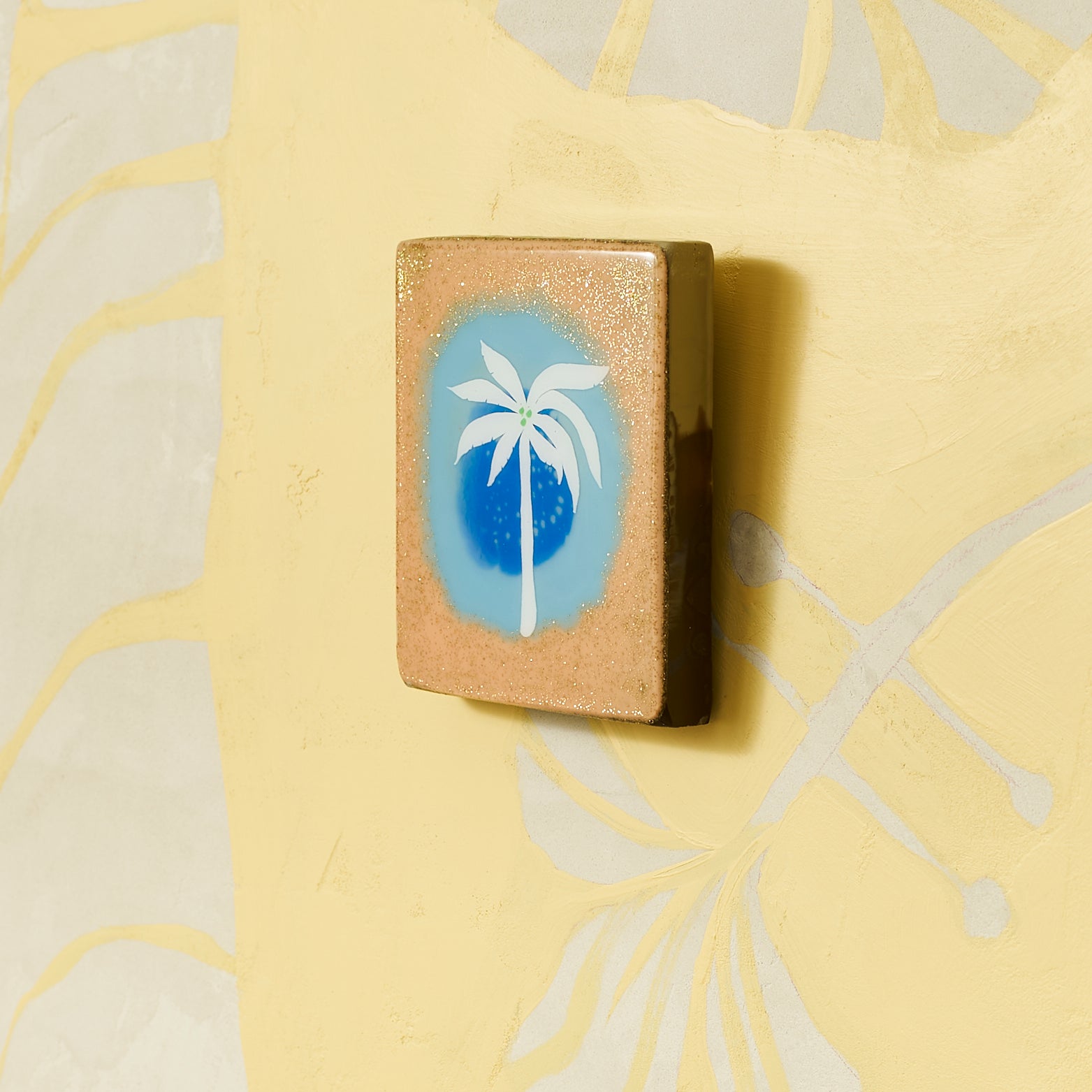 Bohemian Palm Resin Tile #12