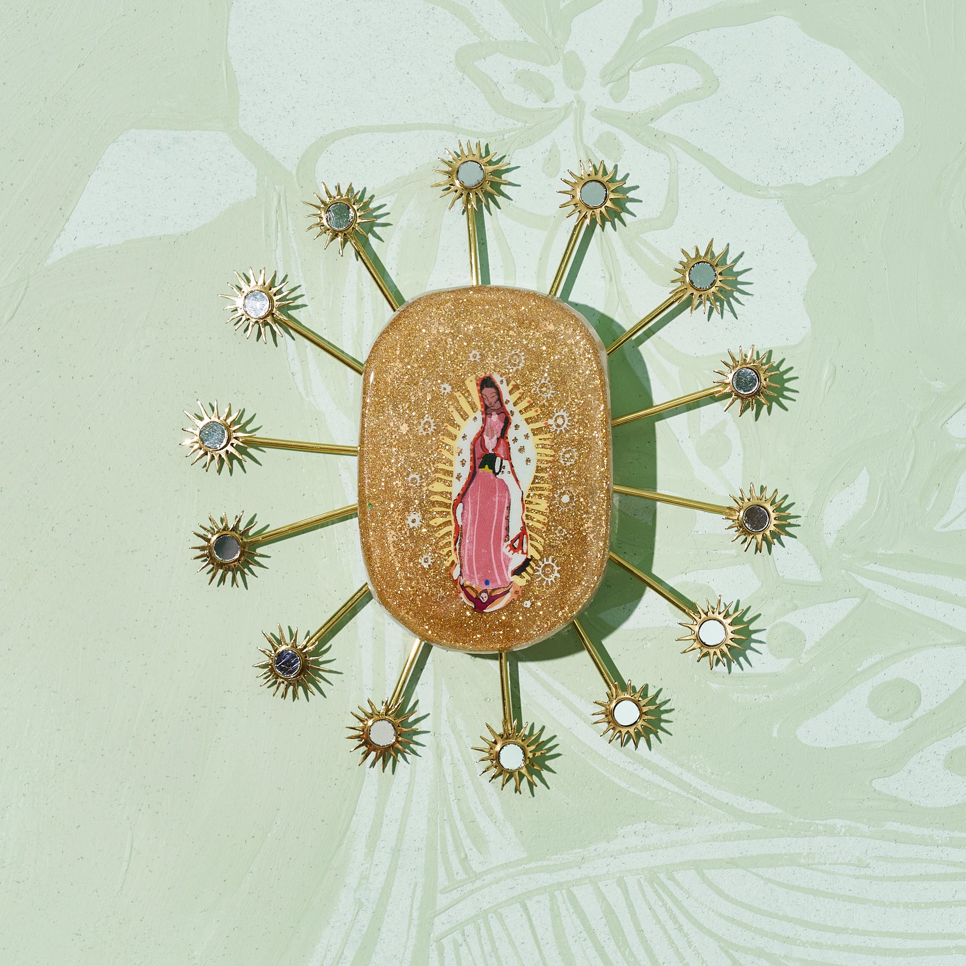 Guadalupe (Stars) - Resin Tile #20