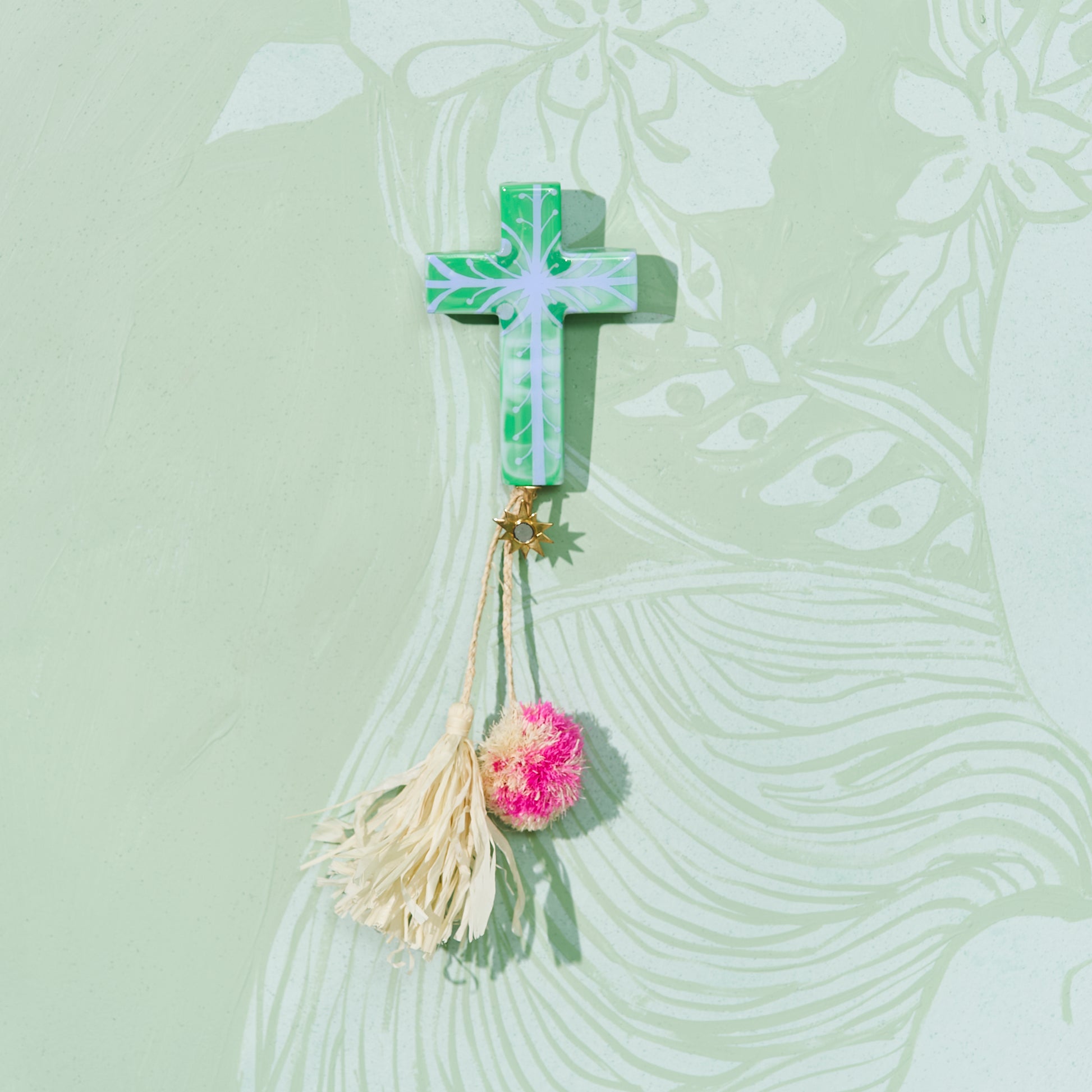 Cross Resin Tile #22