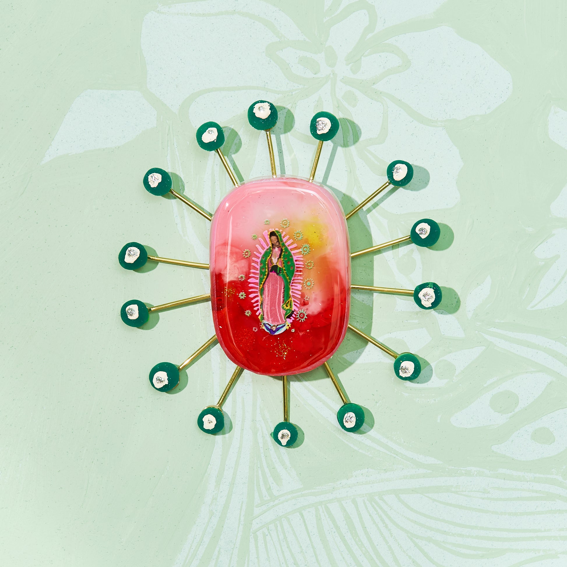 Guadalupe (Aura) - Resin Tile #7