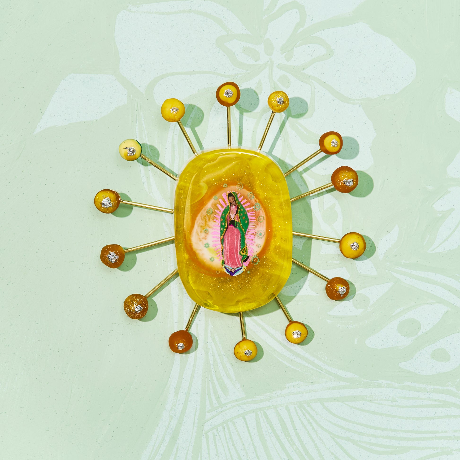 Guadalupe (Aura) - Resin Tile #5