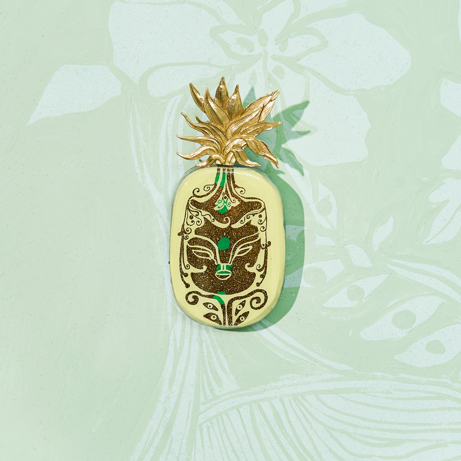 'Pineapple' - Resin Tile #18