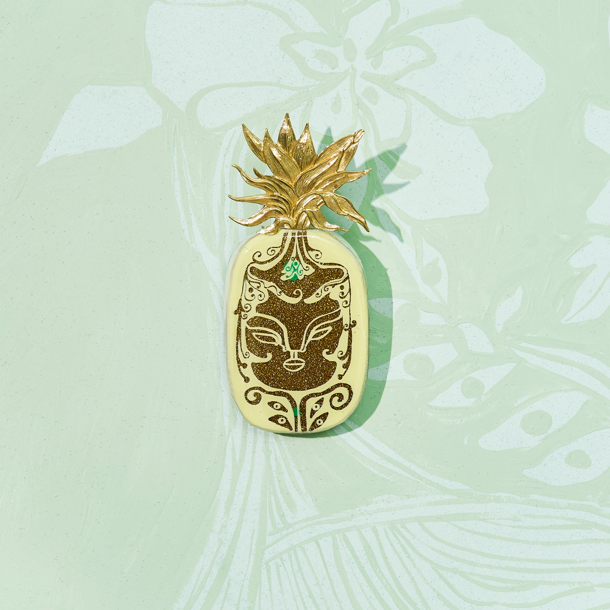 'Pineapple' - Resin Tile #15