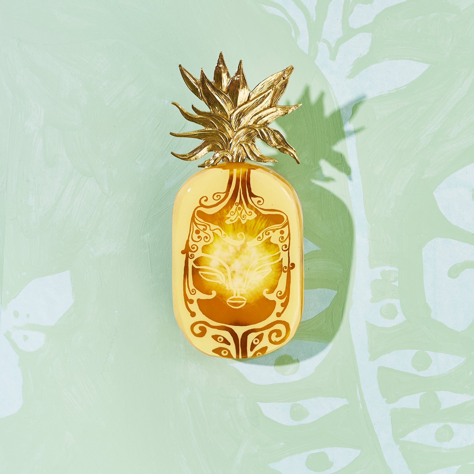 Pineapple - Resin Tile #1