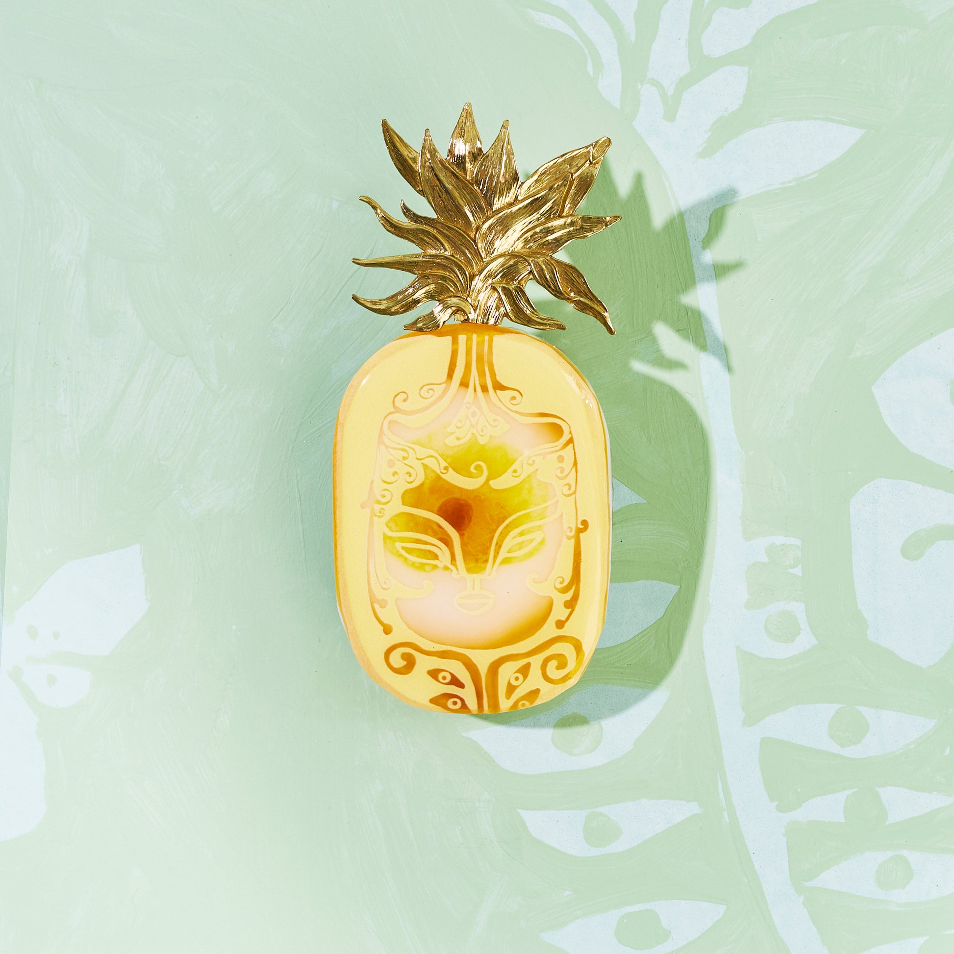 Pineapple - Resin Tile #2