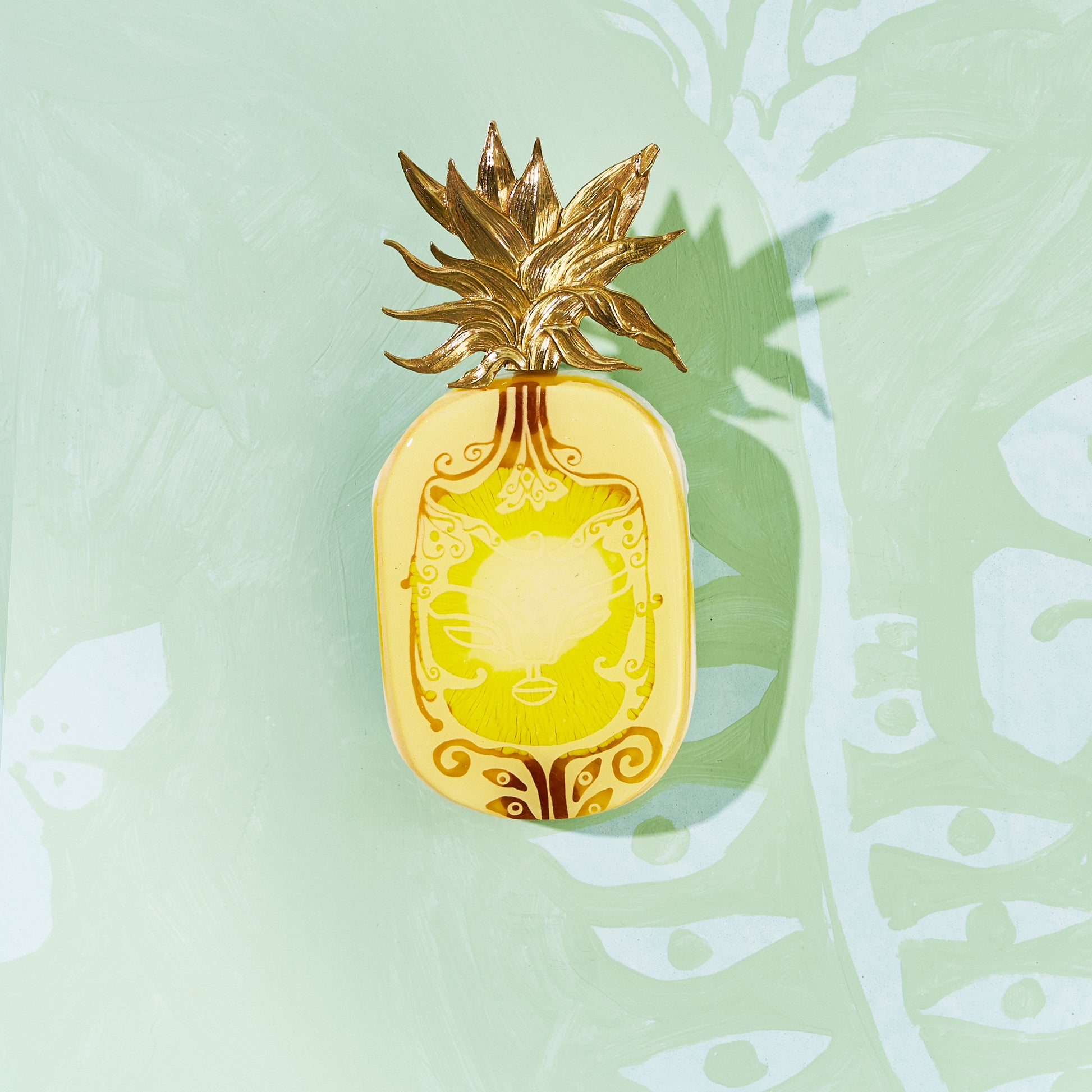 Pineapple - Resin Tile #3