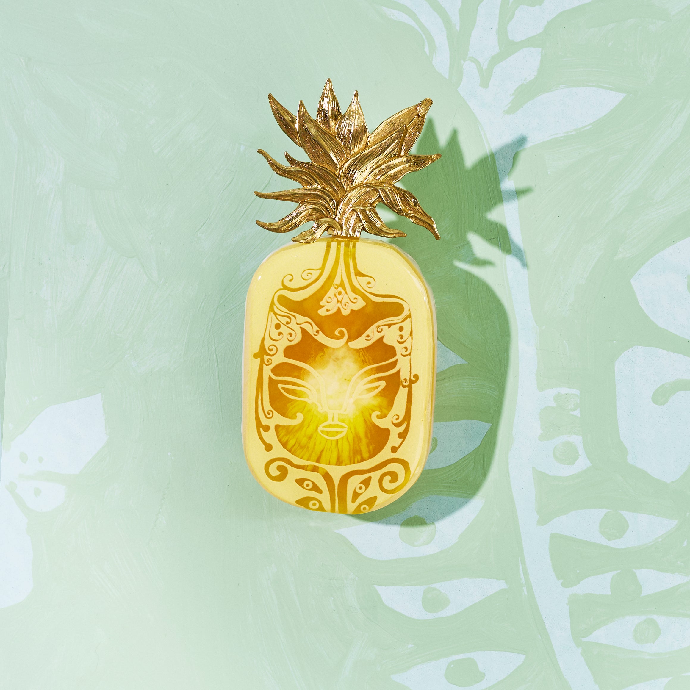 Pineapple - Resin Tile #9 – Jai Jai