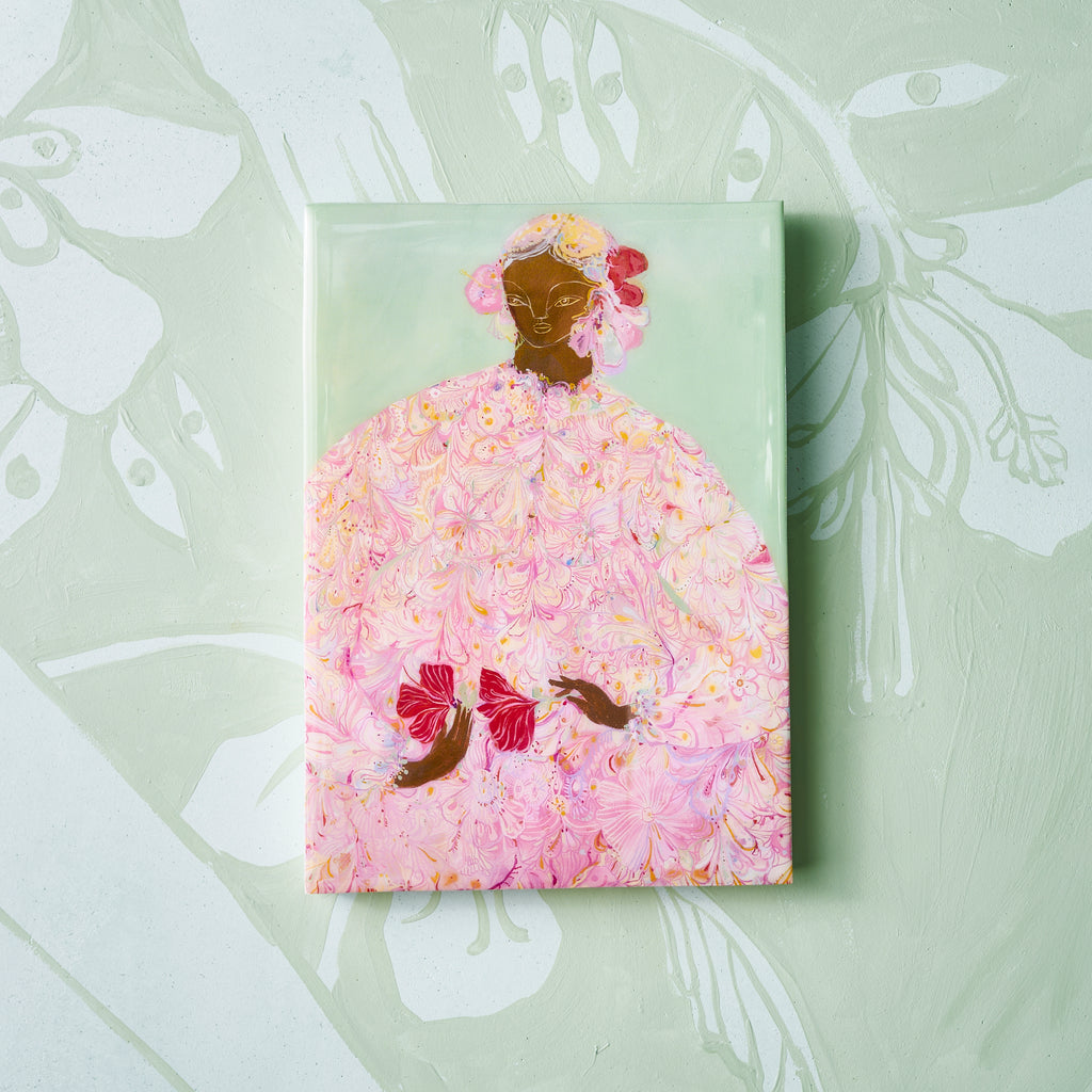 The Hibiscus - Large Resin Tile