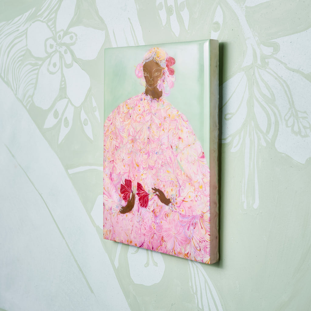 The Hibiscus - Large Resin Tile