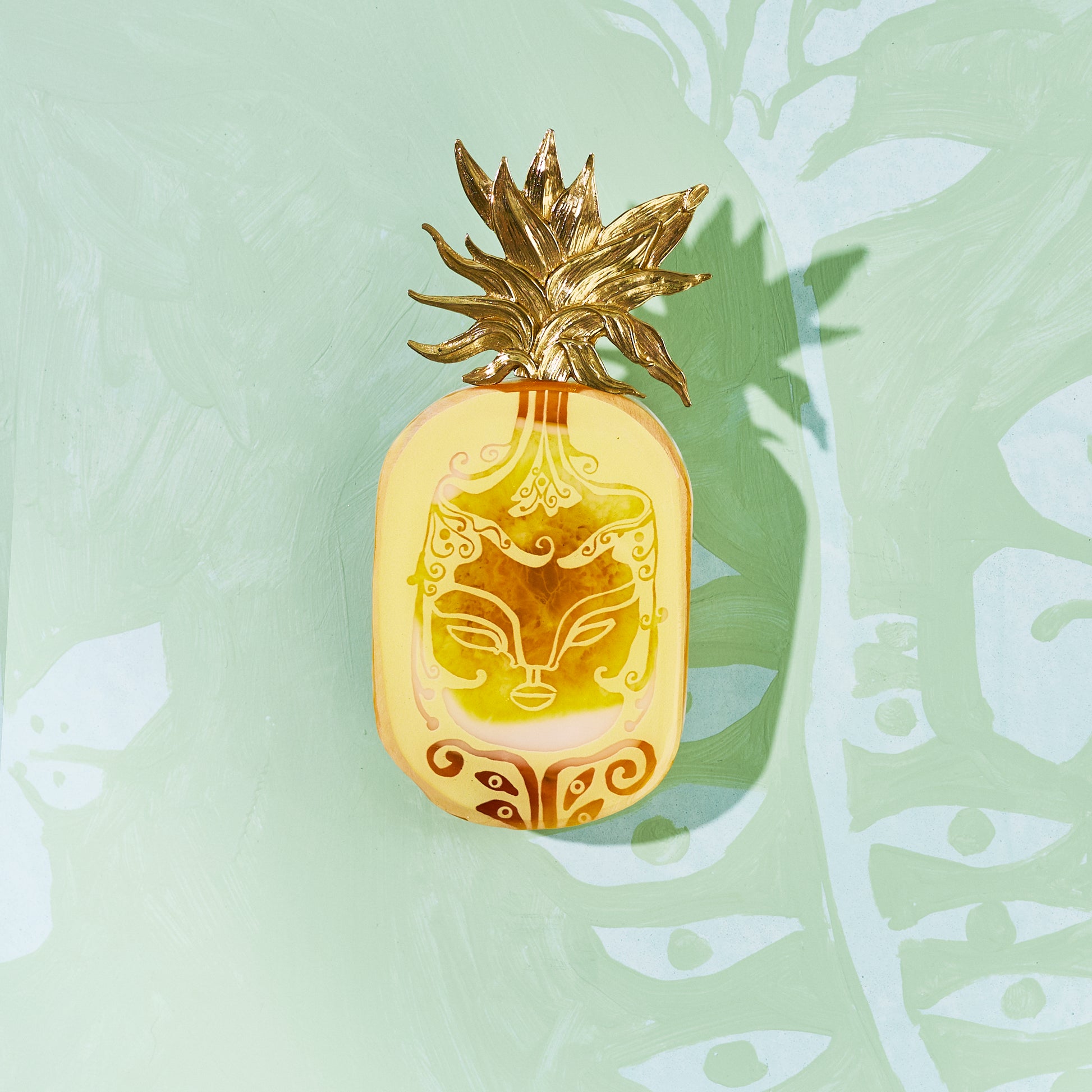 Pineapple - Resin Tile #8