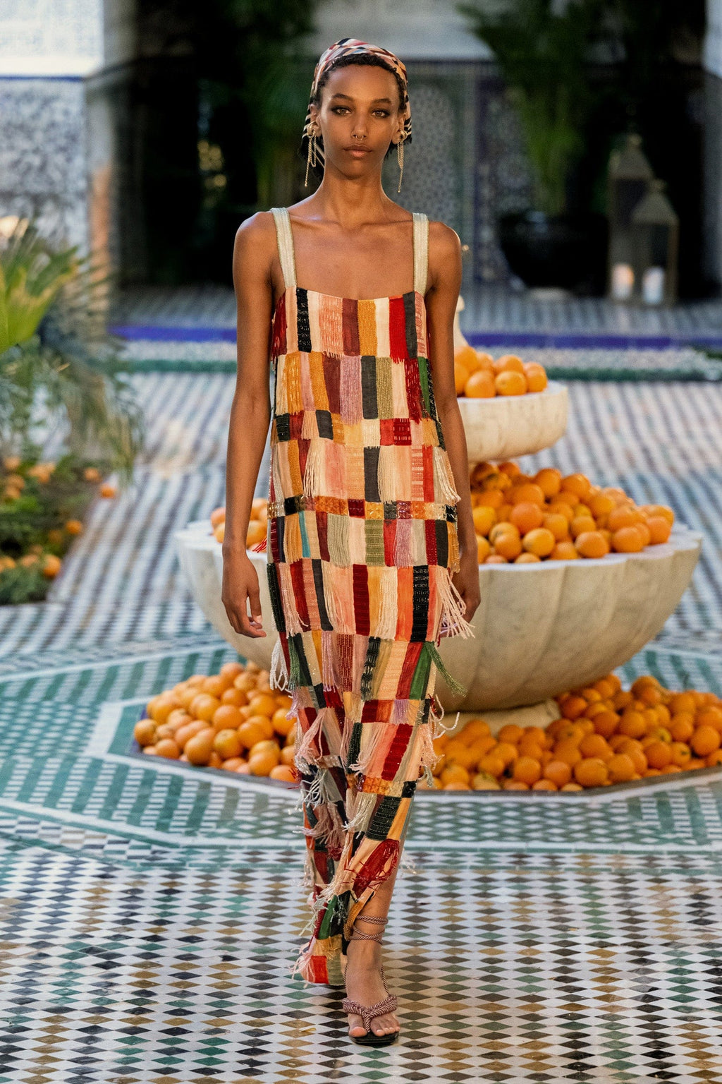 Marjorelle Embellished Midi Dress