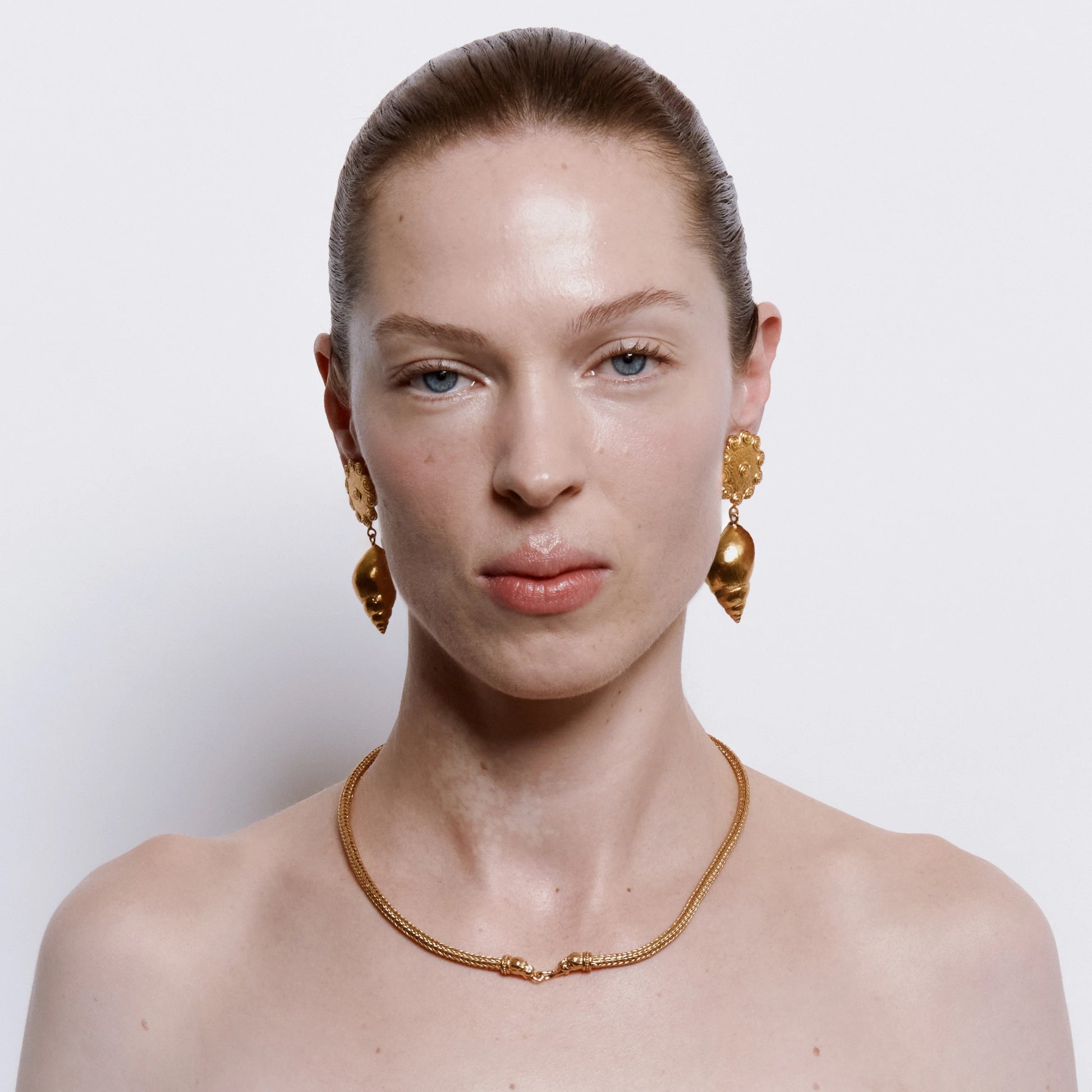 NAZARI TULIPANO EARRINGS - 18K GOLD PLATED