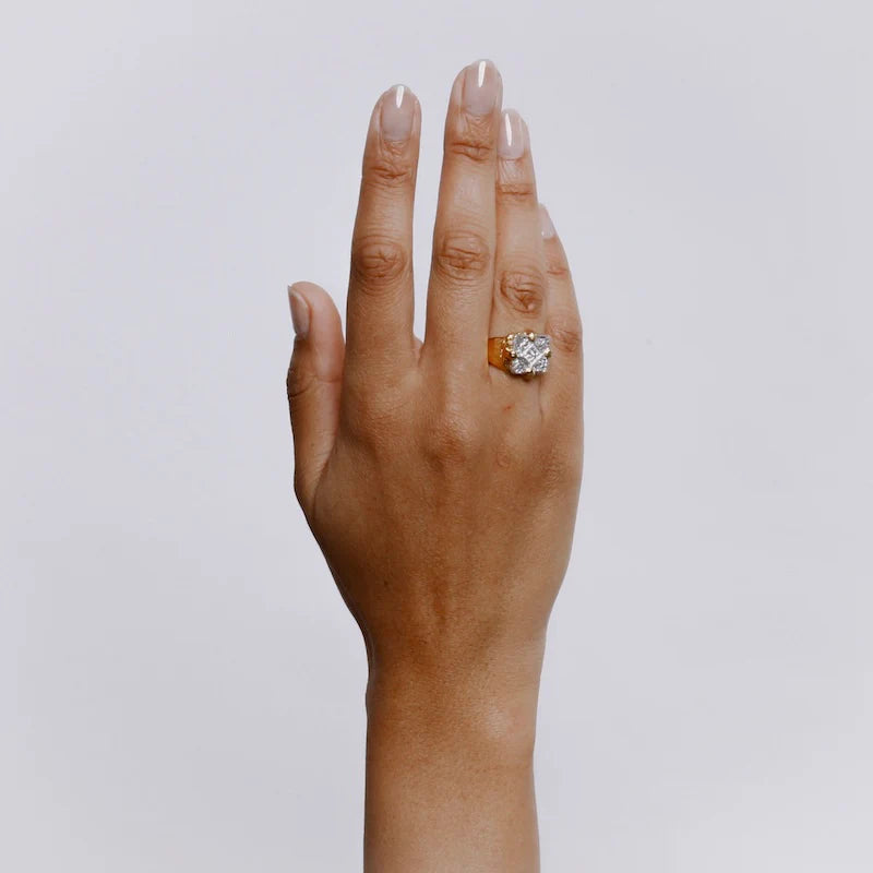 PARIAN SIGNET RING - 18K GOLD PLATED