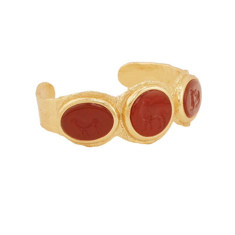 TIBERIUS CUFF - 18K GOLD PLATED