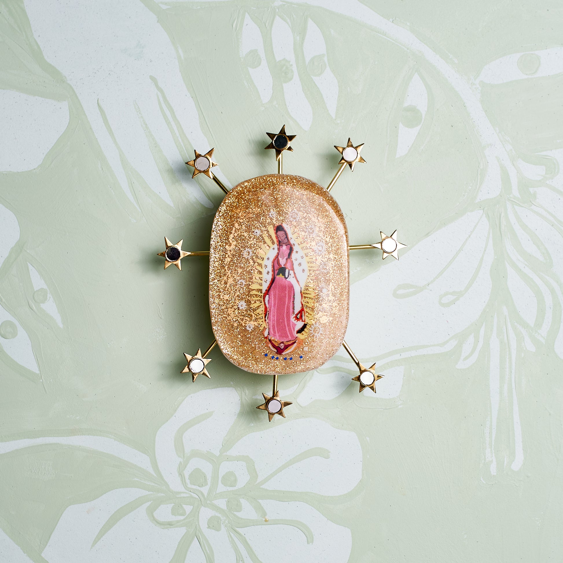 Guadalupe (Stars) - Resin Tile #8