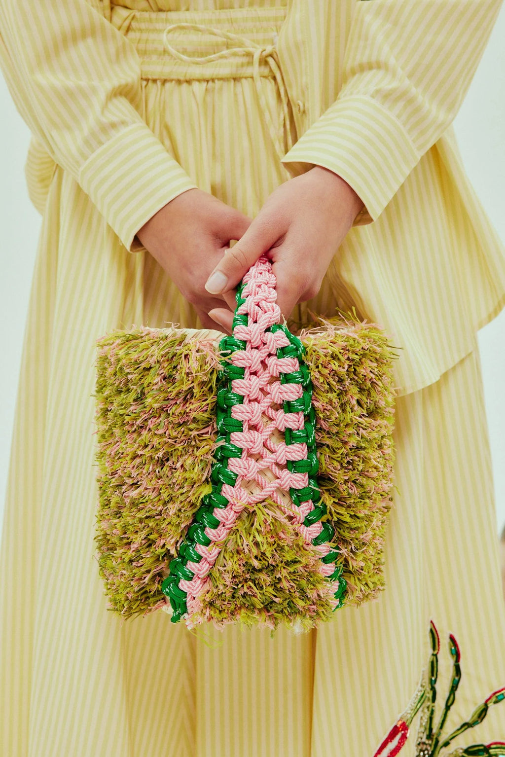 MONTE FRINGE MACRAME BASKET