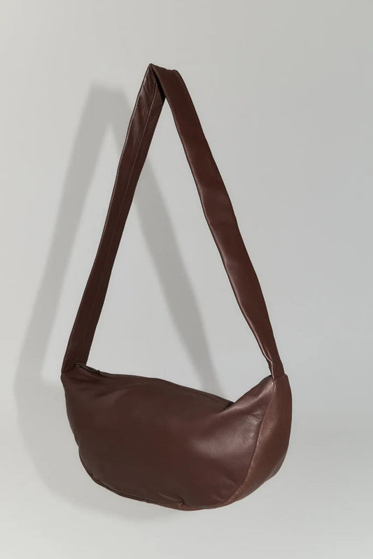 Soft Cresent Bag - Chocolate