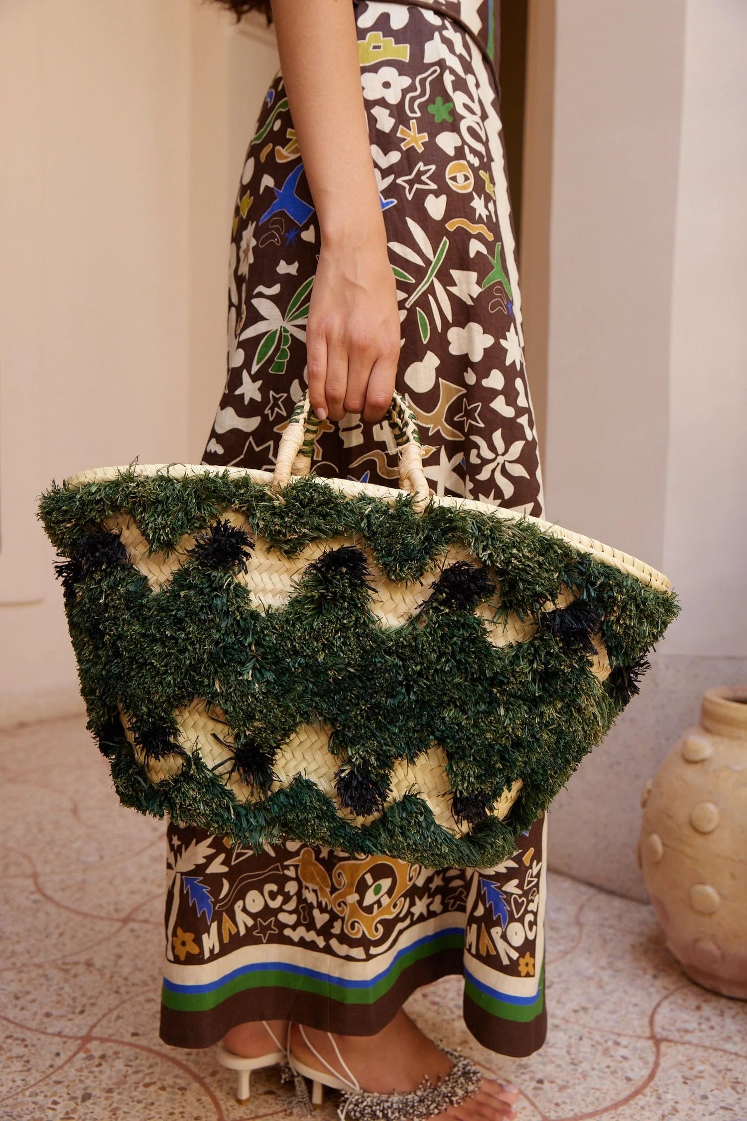 Geo Tuffed Maxi Basket