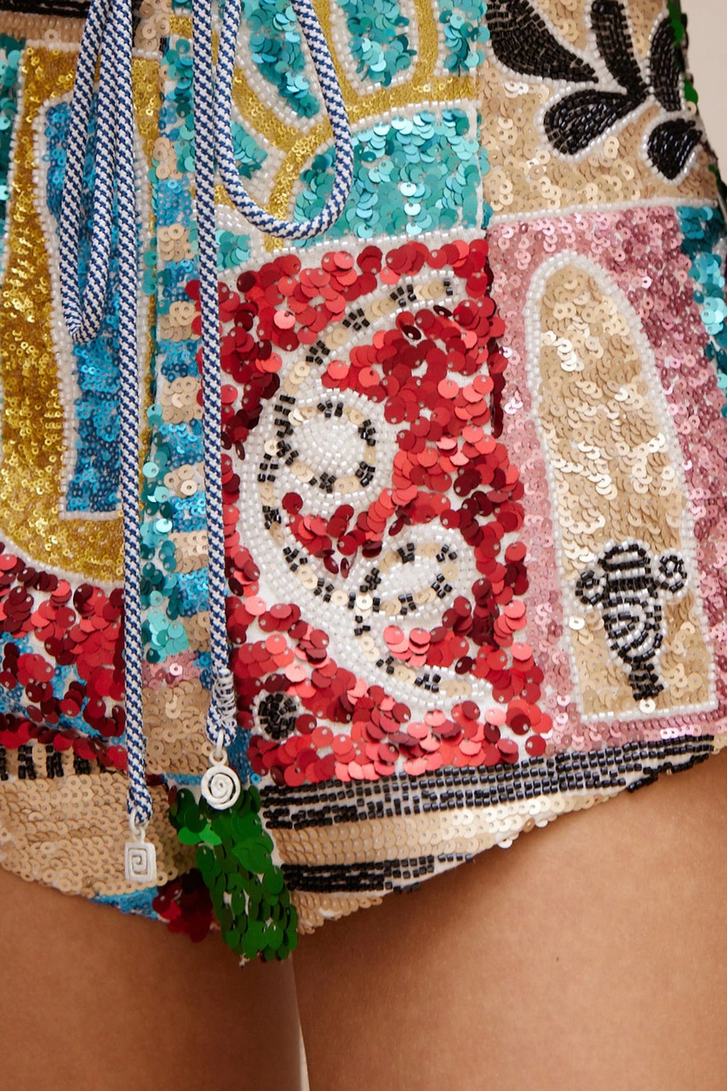 Jazz Embellished Corset Shorts