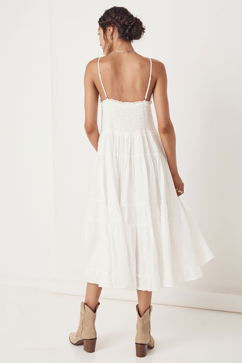 Gardenia Sun Dress - White