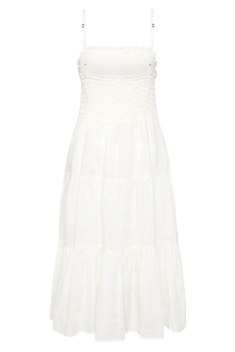 Gardenia Sun Dress - White