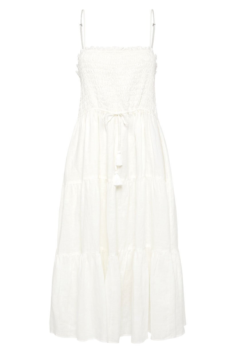 Gardenia Sun Dress - White