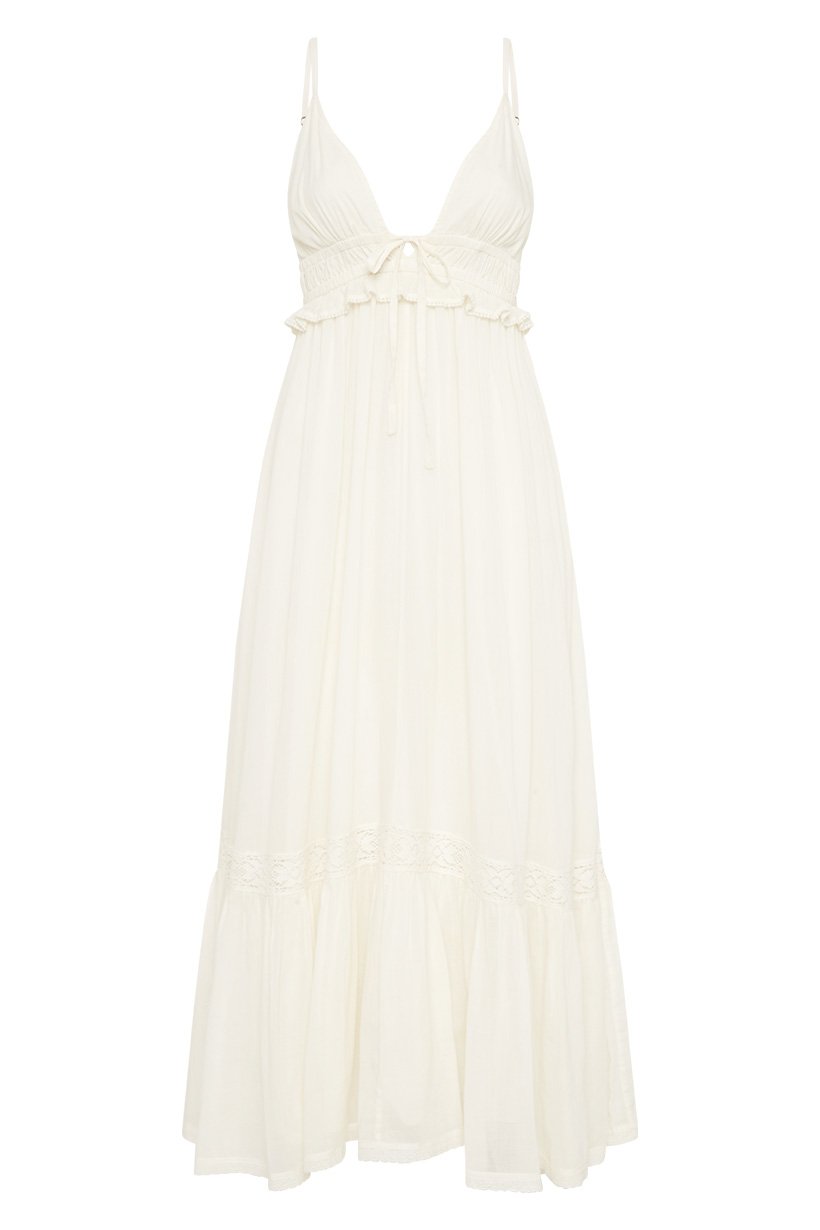 Magnolia Soiree Dress - Antique White