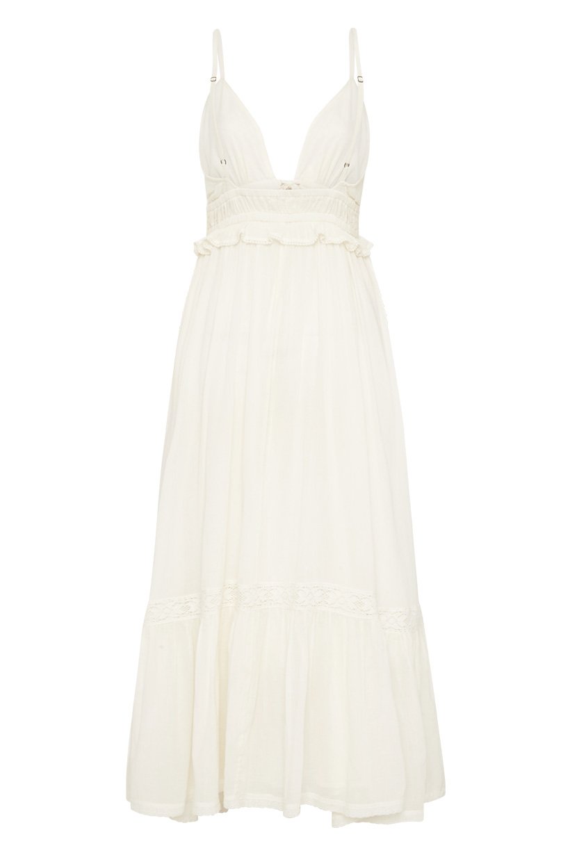 Magnolia Soiree Dress - Antique White